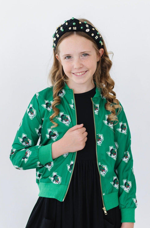 southlake-carroll-dragons-satin-jacket Mila & Rose at Sophia's Style-Southlake Carroll Dragons Satin Jacket-2T-Satin Jacket-1